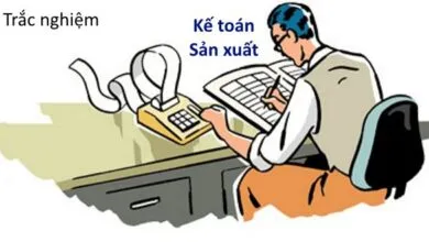 39 câu trắc nghiệm kế toán sản xuất (có đáp án kèm theo)