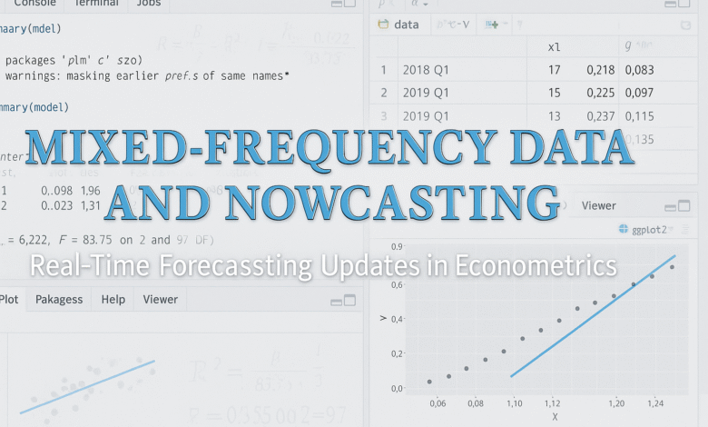 Mixed-Frequency Data and Nowcasting Real-Time Forecasting Updates in Econometrics