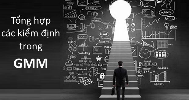 Tổng hợp các kiểm định trong GMM bao gồm tính hợp lý của biến đại diện, tính vững của mô hình, tự tương quan của biến giải thích, biến giả thời gian...