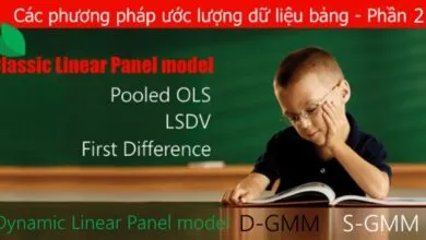 2 phương pháp ước lượng dữ liệu bảng động thường sử dụng để giải quyết vấn đề biến nội sinh là phương pháp sai phân (D-GMM) và p.pháp biến đại diện (S-GMM)