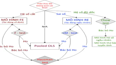 Hồi quy dữ liệu bảng: lựa chọn mô hình FE, RE, OLS