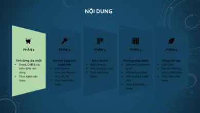 Kiểm tra tính dừng chuỗi dữ liệu bảng trên Stata