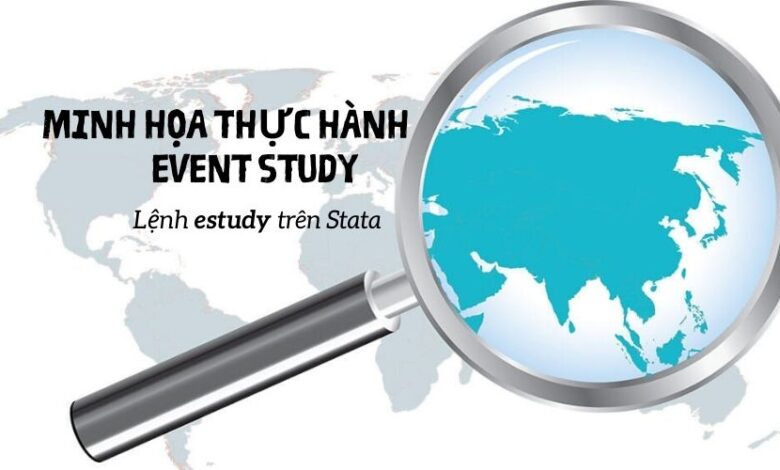Sử dụng câu lệnh estudy để thực hiện event study trên Stata
