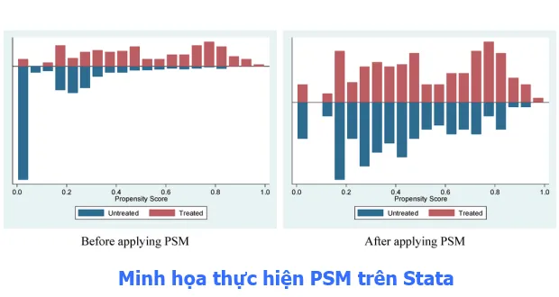 Minh họa thực hánh PSM trên Stata